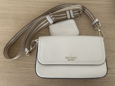 Kate Spade Tasche, Creme, mit Etui am Tragriemen