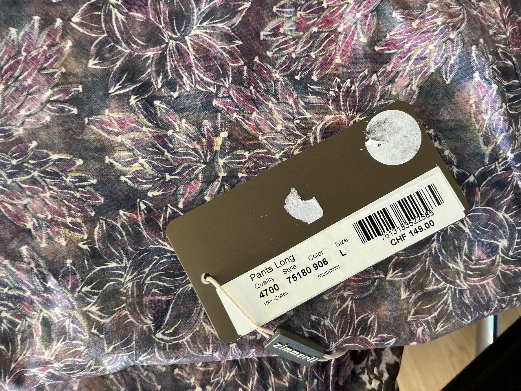 Pantaloni: Zimmerli Lounge Hose Gr L NP 149.- – Nuovo e nell'imballaggio originale da Wetzikon ZH venduto da Uturn4 2