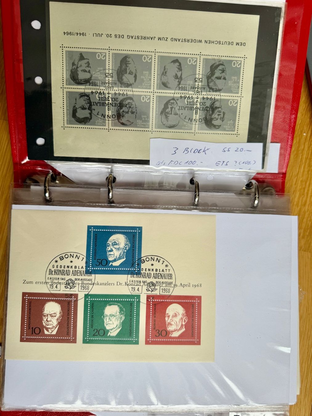 Tutti i francobolli: BRD Blöcke gestempelt/postfrisch, 1959-1990 – Usato da Oberuzwil venduto da Deafgrischa 2
