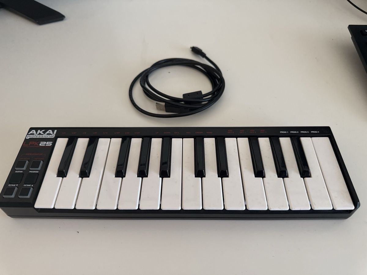 Akai Strumenti musicali: AKAI LPK25 Midi Keyboard Controller gebrauchter Zustand – Usato da Schaffhausen venduto da Italo9