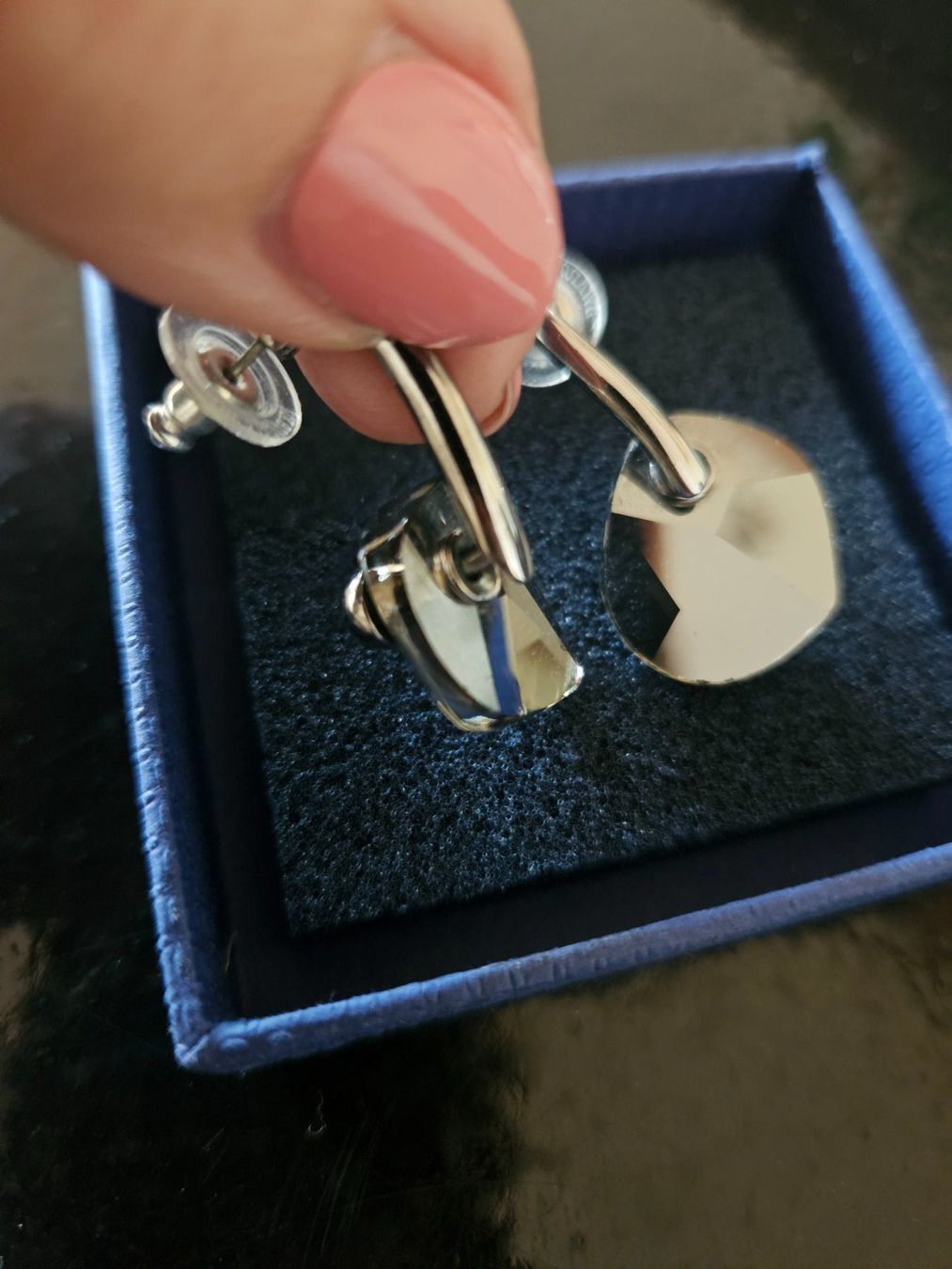 Swarovski Orecchini pendenti & Orecchini a lobo: Swarowski Ohrhänge anthrazit – Nuovo (secondo la descrizione) da Bern venduto da Alea6892 1