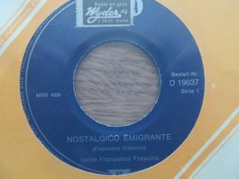 Francesco Frascino Single "Nostalgico Emigrante" Vinyl
