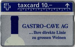 10.- Gastro-Cave AG - seltene Kunden Taxcard