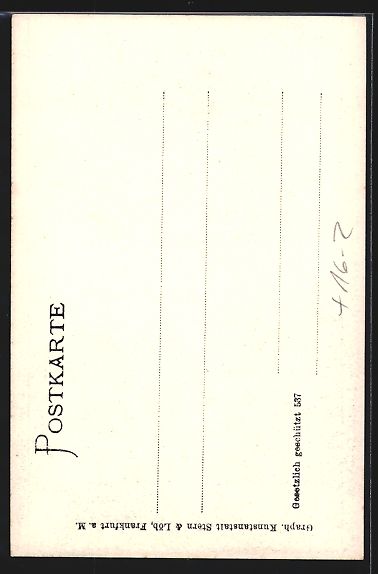 Cartoline postali: Stuttgart, Fliegende Dame über dem Karl – Usato da Berlin venduto da bartko-reher 1