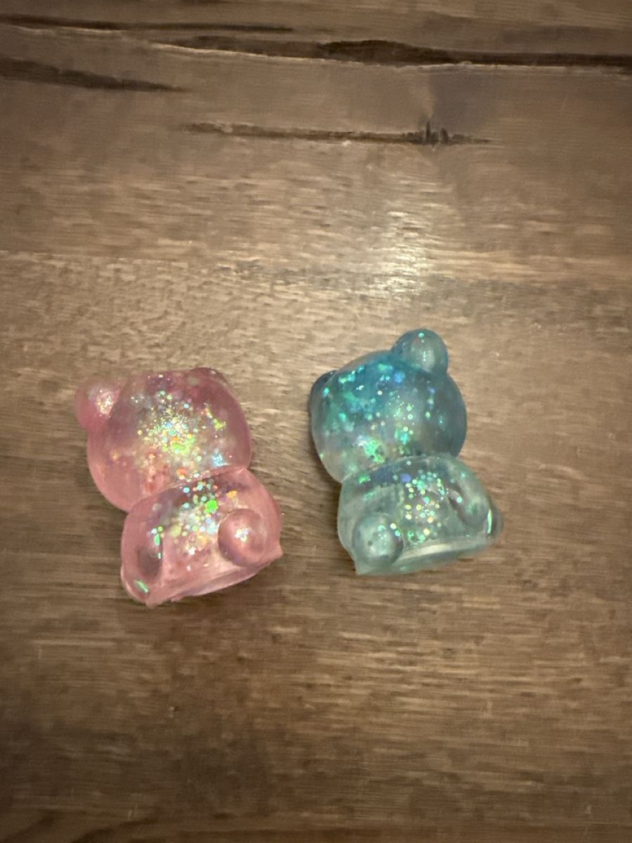 Giocattoli: 2 Glitzer Squishy Gummibär – Usato da St. Erhard venduto da Cfreya 2