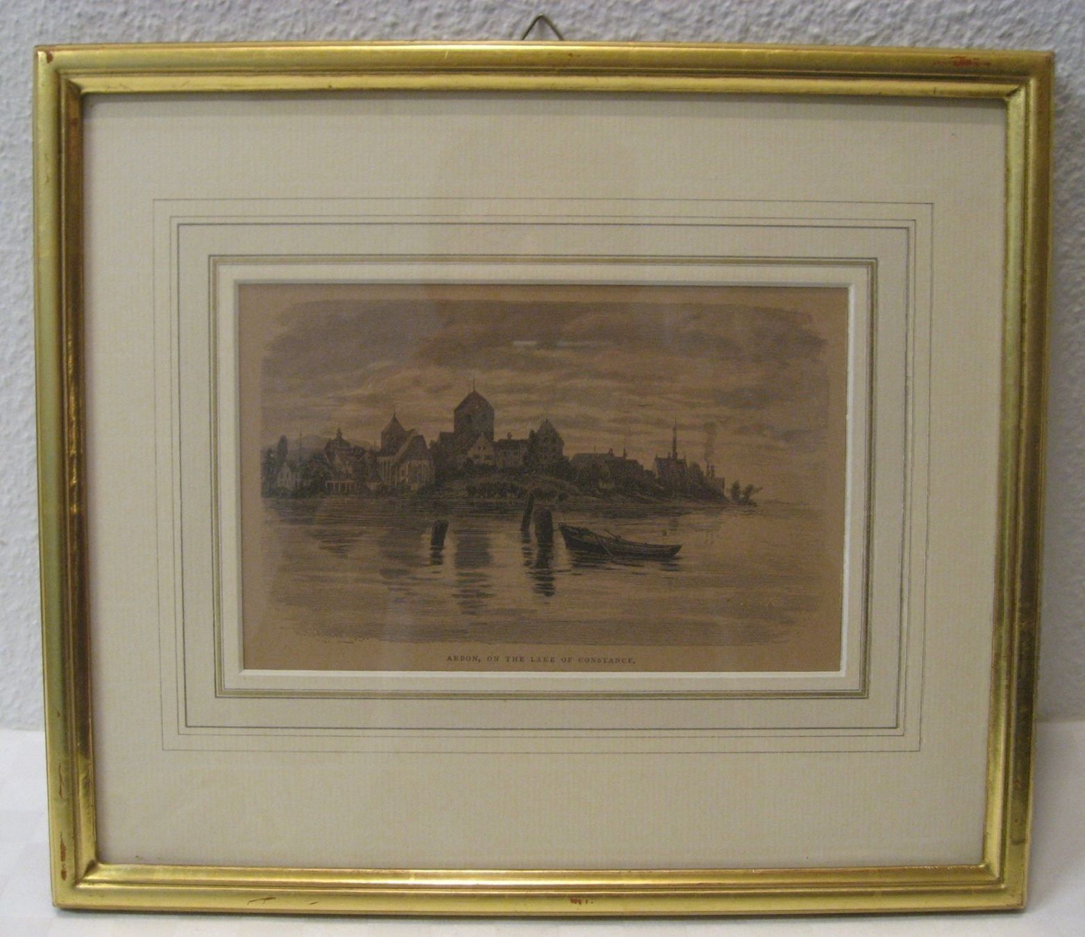 Incisioni: Holzstich "Arbon" um 1880 – Usato da winterthur venduto da Grami1