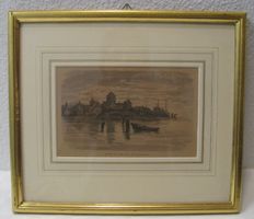 Holzstich "Arbon" um 1880