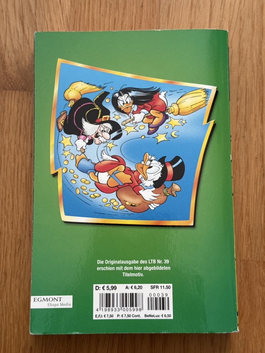 Comics: Lustiges Taschenbuch LTB 39: Der Hexen-Blitzableiter – Gebraucht aus Rüti ZH von Kiwi02 1