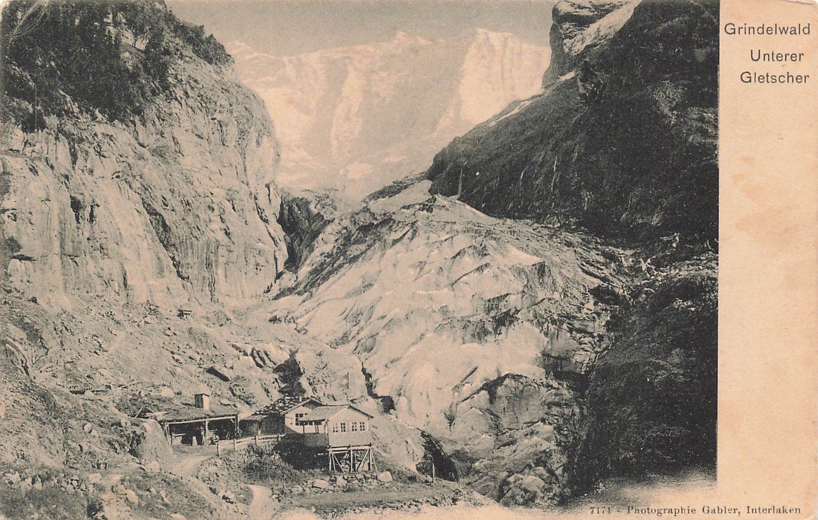 Cartoline postali: Grindelwald (BE) Unterer Gletscher – Usato da Biasca venduto da Blenio71