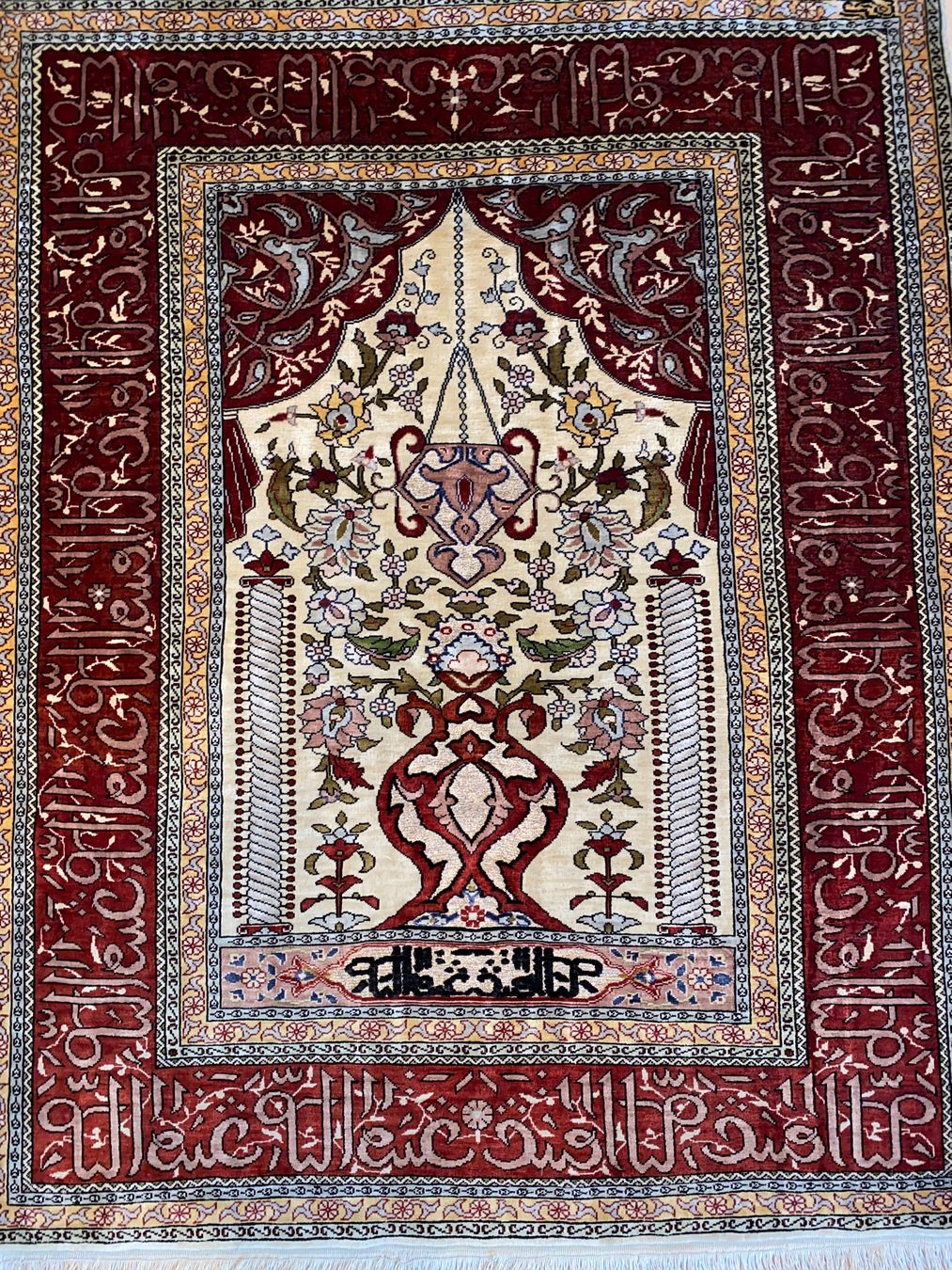 Tappeti: Seidenteppich Hereke 100x60 – Usato da Zürich venduto da Simodo