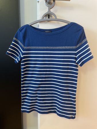 CAROLL PARIS Striped Top Size M