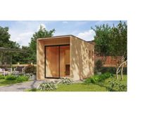 Saunahaus Miramar, naturbel. 9kW extern - Gratis Versand