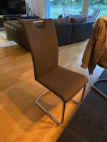 Stühle 4 Stück dunkelgrau