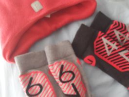 KAPPE REIMA/SKISOCKEN 31-34 - Wolle - Pink - KINDER