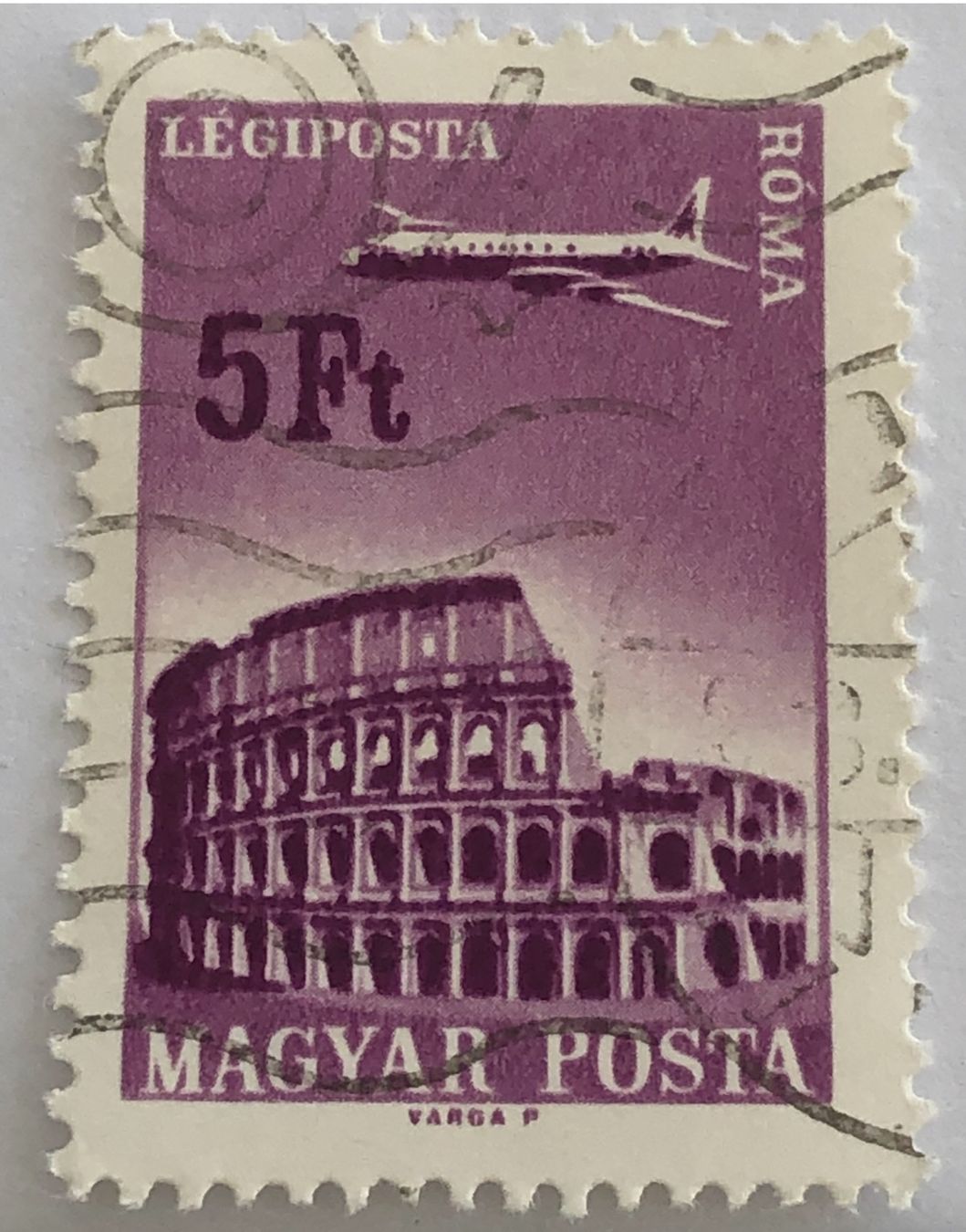 Tutti i francobolli: Briefmarke aus Ungarn gestempelt – Usato da Aarau venduto da Angi-007