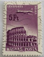Briefmarke aus Ungarn gestempelt