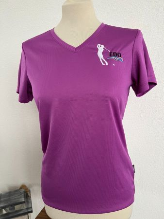 Sport-Shirt HAKRO mit V-Ausschnitt Gr. S