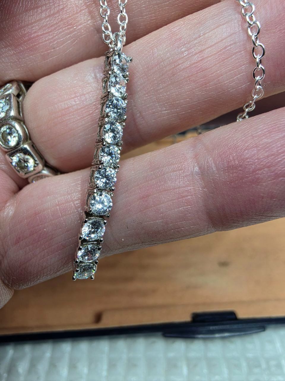 Ketten: Collier argent avec zircons – Neu und originalverpackt aus Reconvilier von Tsma67 7