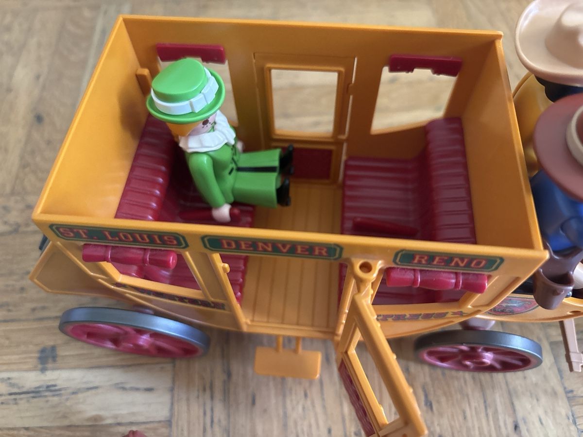 Playmobil Spielzeuge: Playmobil Westernkutsche mit Pferden und Cowboy-Figur – Gebraucht aus Bremgarten b. Bern von shana3047 1