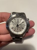 Seiko Chronograph 7T92 – Silver Dial – 1/20 Sek. – 100M