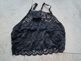 Bodyflirt Bralette Spitze Schwarz Grösse 38 / Top