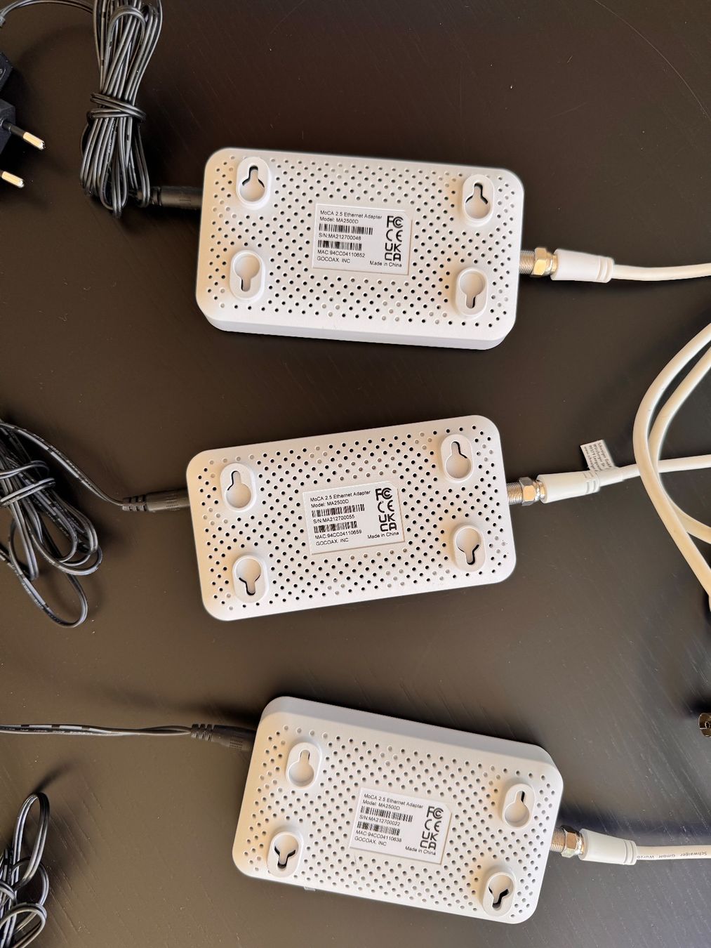 Unità & Adattatore: 3x goCoax MA2500D MoCA 2.5 Ethernet Adapter – Nuovo (secondo la descrizione) da Küsnacht ZH venduto da Niek_zurich 1