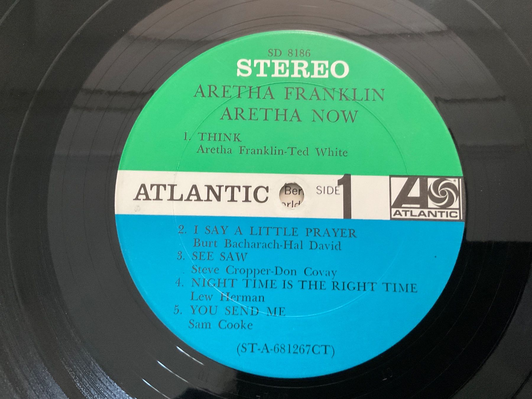 Dischi in vinile: Aretha Franklin Now US LP – Usato da Delémont venduto da vinylfreak01 2
