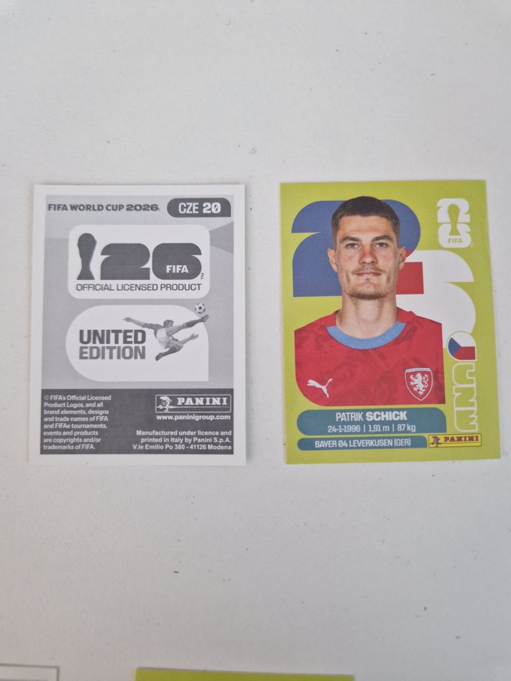 Panini Cartes à collectionner: Panini Sticker CZE20 – Neuf (Voir description) à Stüsslingen par white_angel86