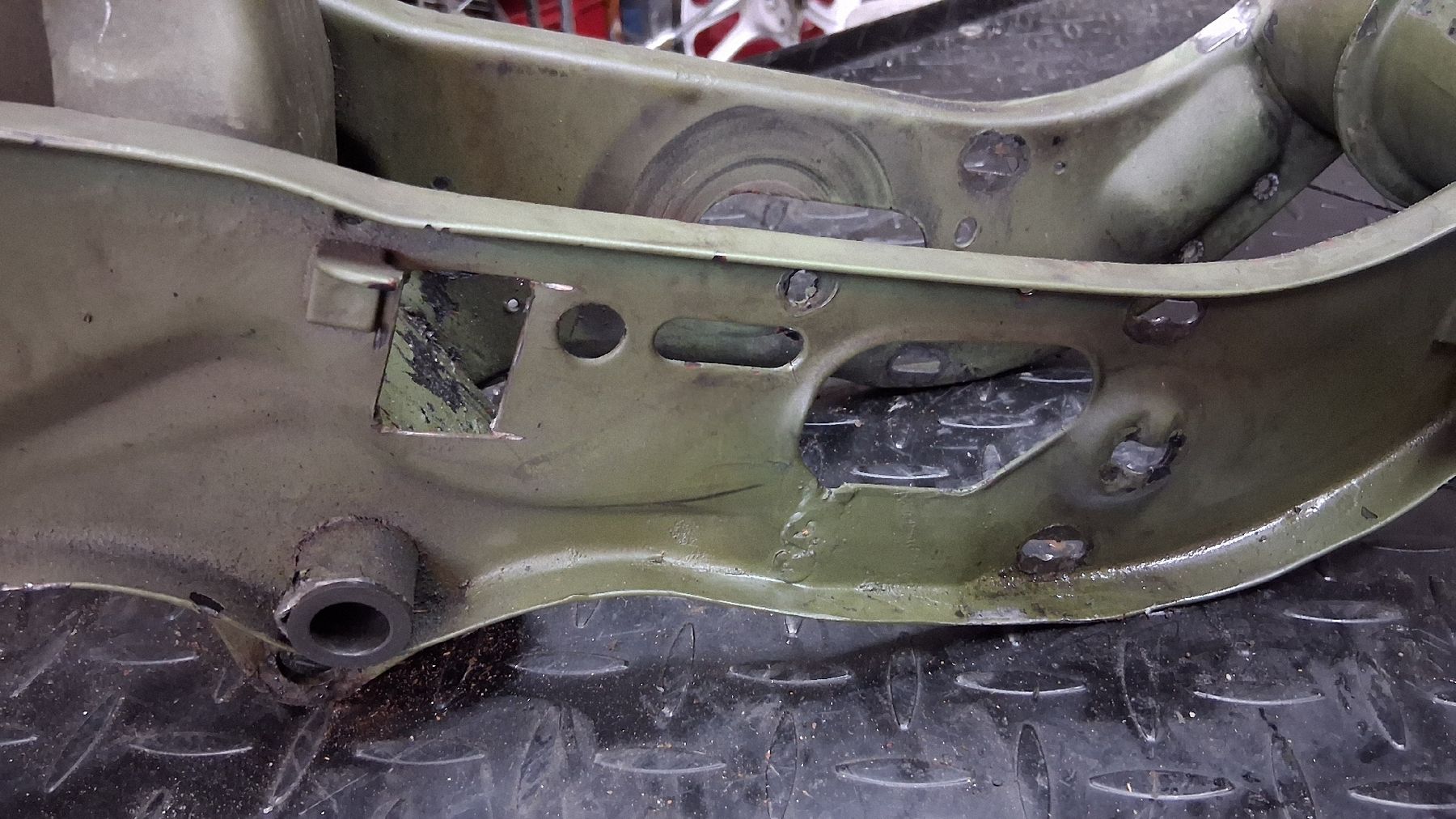 Piaggio Parti ricambio per ciclomotori: Piaggio Ciao Rahmen mit Ausweis – Difettoso da Wolfenschiessen venduto da 2-stroke-garage 5
