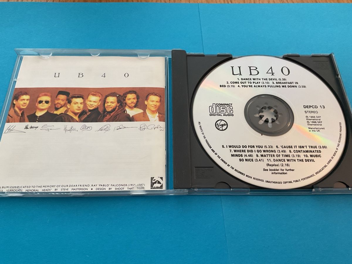 CD: UB40 Dance With The Devil CD Top Zustand UK – Usato da Steinach venduto da Quarkie 1