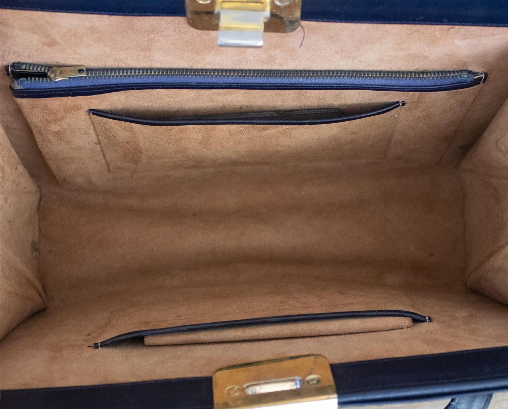 Taschen für Damen: Handtasche petrolblau – Gebraucht aus Zürich von ZuercherBrockenhaus 4