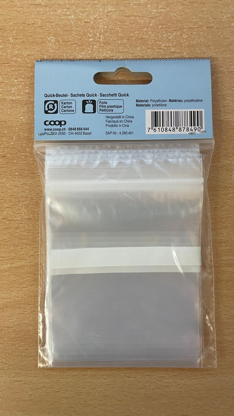 Elektronikbauteile: Quick-Beutel 80x90 mm, 20 Stk. – Neu und originalverpackt aus Glattfelden von cybermaxx 1