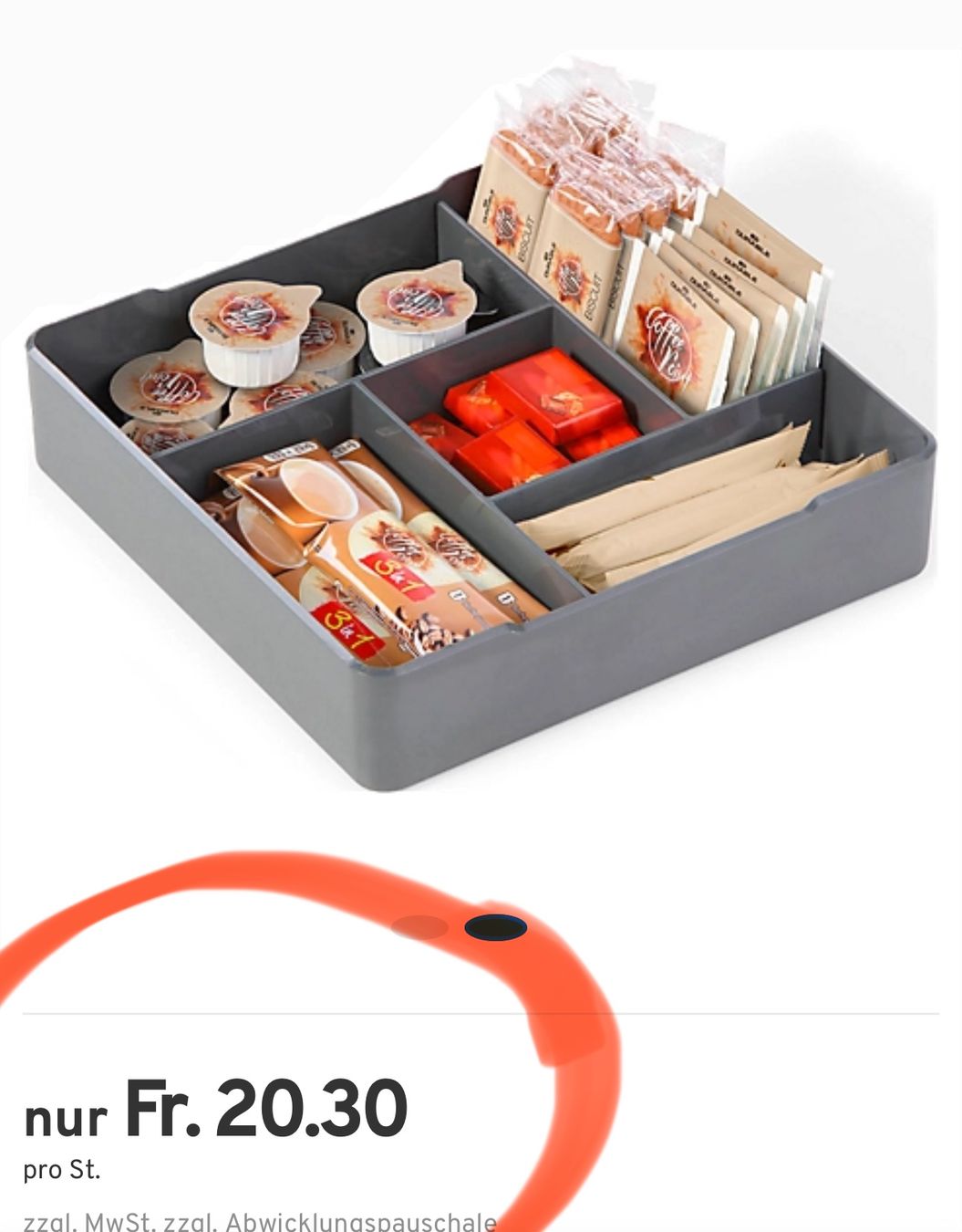 Behälter & Ähnliches: Coffee Point Case, Dispenser, 5 Fächer, Servierhilfe – Neu (gemäss Beschreibung) aus Necker von liq24