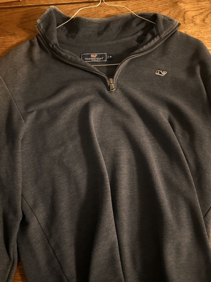 Maglioni & Felpe: Vineyard Vines Quarter Zip Pullover - Men's Medium Navy – Usato da Gattikon venduto da 386ComicEmpire