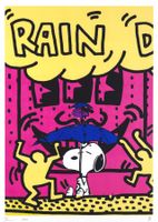Death, Snoopy & Keith Haring, limitierter Kunstdruck