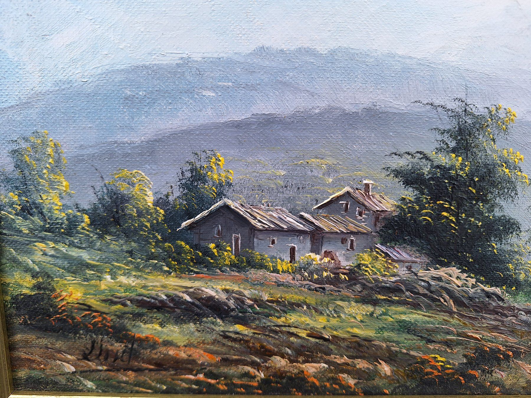 Gemälde: Nati Lloret - Ölbild Landschaft – Gebraucht aus Altstätten SG von GGsGameshop