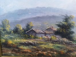 Nati Lloret - Ölbild Landschaft