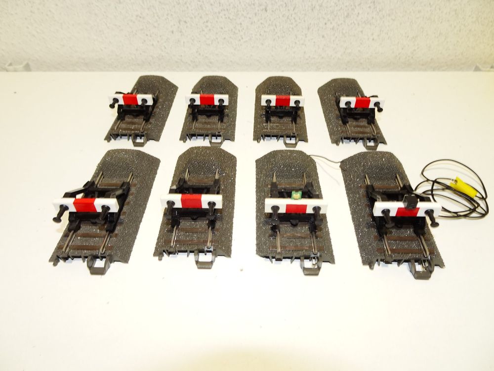 8 Märklin C-Gleis Schienen Prellbock HO 24977 24978 | Kaufen auf Ricardo