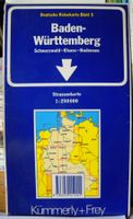 Kümmerly+Frey, Baden-Württemberg, Strassenkarte