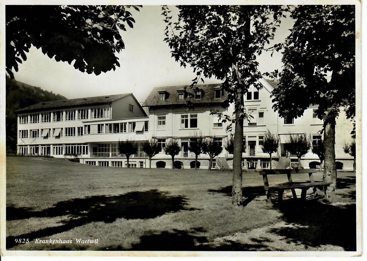 Cartoline postali: Krankenhaus Wattwil  1944 – Usato da Hochdorf venduto da Ziegel-16