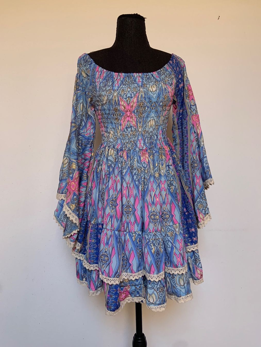 Vestiti: Boho Minikleid aus Seide – Nuovo (secondo la descrizione) da Sigriswil venduto da ck56