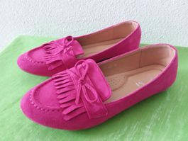 C'M Paris Mokassins, Gr 38/39, pink NEU
