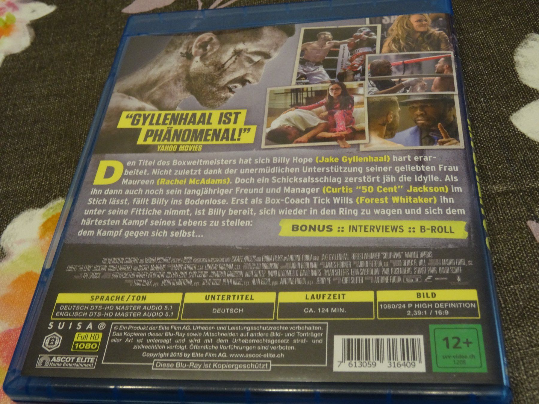 Tutti i DVDs: Southpaw (BLU-RAY) – Usato da Olten venduto da Disc-Verkauf 2