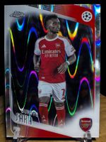 2025-26 Topps Chrome UCC Bukayo Saka Raywave Refractor