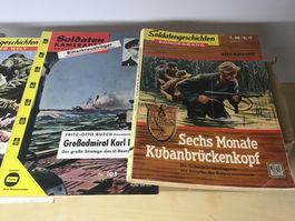 Soldatengeschichten Konvolut 4 Stück Zeitgeschichte Militär