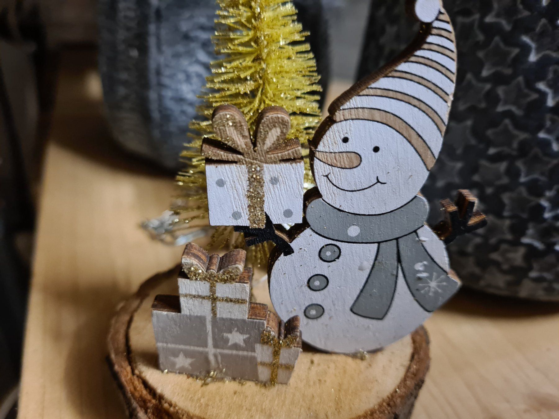 Statuette: Weihnachts Holz Deko 3D – Nuovo (secondo la descrizione) da Amriswil venduto da kleindeko 3
