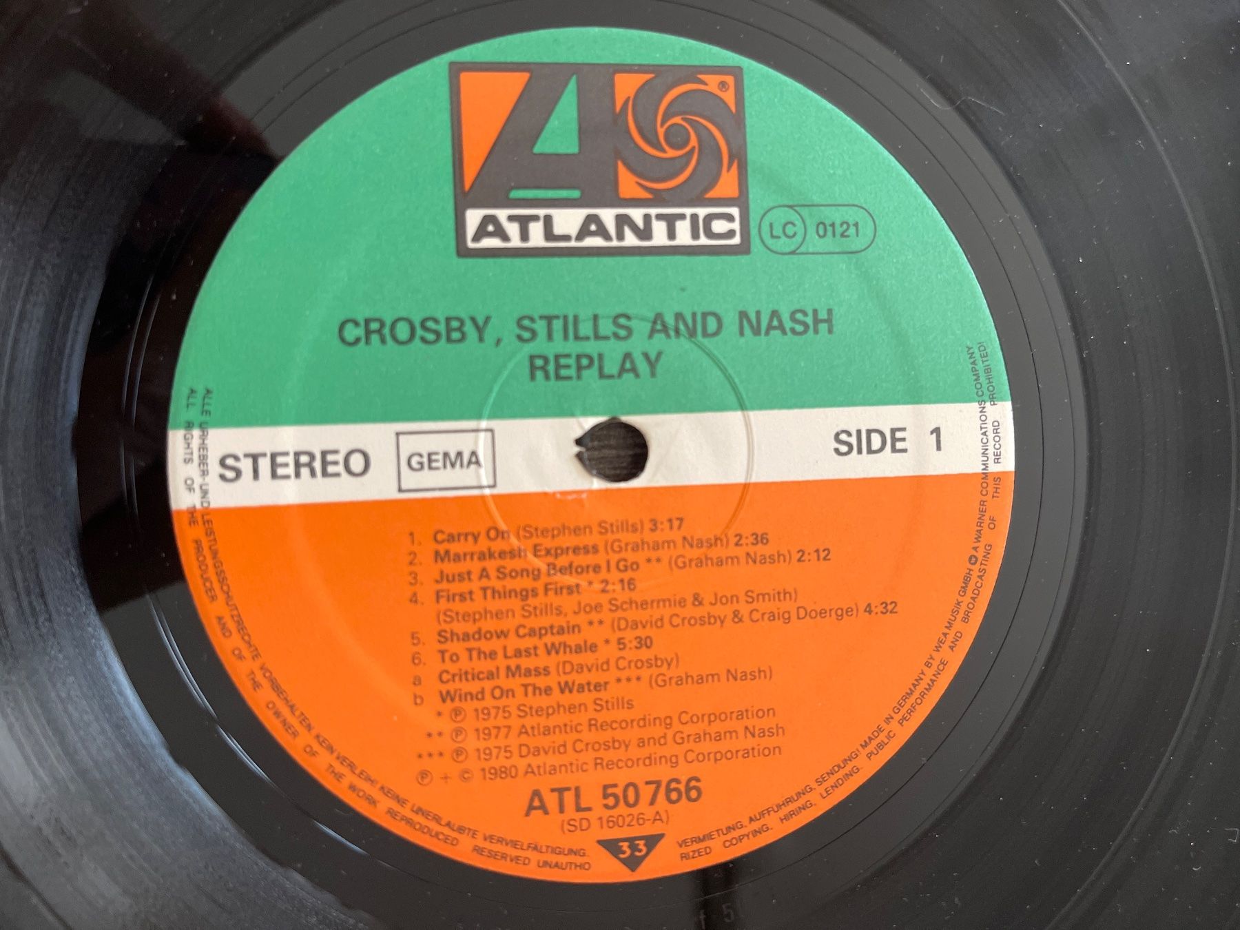 Schallplatten: S1196/Crosby, Stills & Nash - Replay – Gebraucht aus Frutigen von Philippe_jsp 2