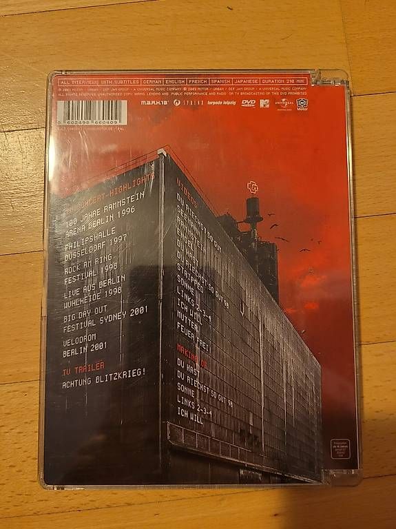 Tutti i DVDs: Rammstein DvD, Lichtspielhaus – Usato da Beromünster venduto da Elektrox 2