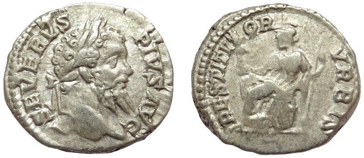 Tutti le monete: SEPTIMIUS SEVERUS silber denar – Usato da La Sarraz venduto da classicworldcoins