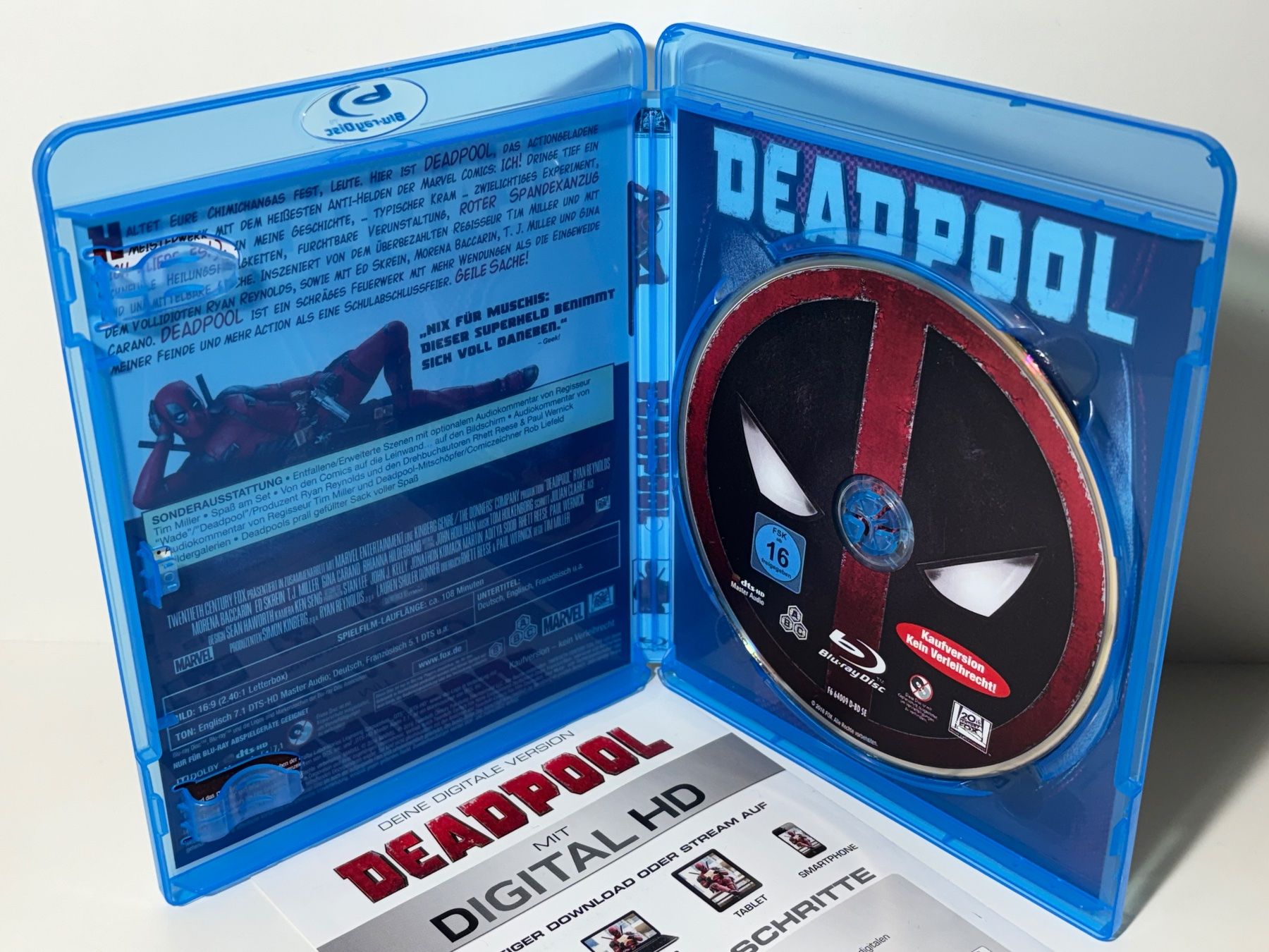 Tutti i DVDs: Deadpool Blu Ray – Usato da Wilderswil venduto da Mr.Fury 2